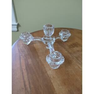 Vintage Versatile Cambridge 3 Arm Candelabra 9"